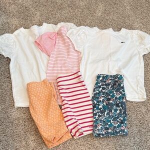 Vineyard Vines Kids Short Sleeve Tees - White, Pink, Orange, Blue